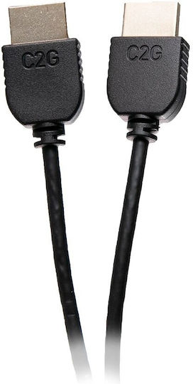 C2G Cable HDMI male - HDMI male 0.61m Μαύρο