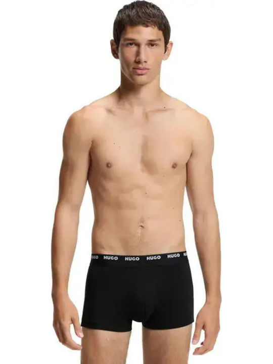 Herren Boxershorts Schwarz 5er Pack