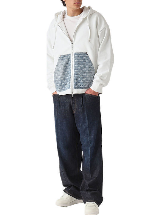 Sweatshirt Für Herren Mit Kapuze Weiß