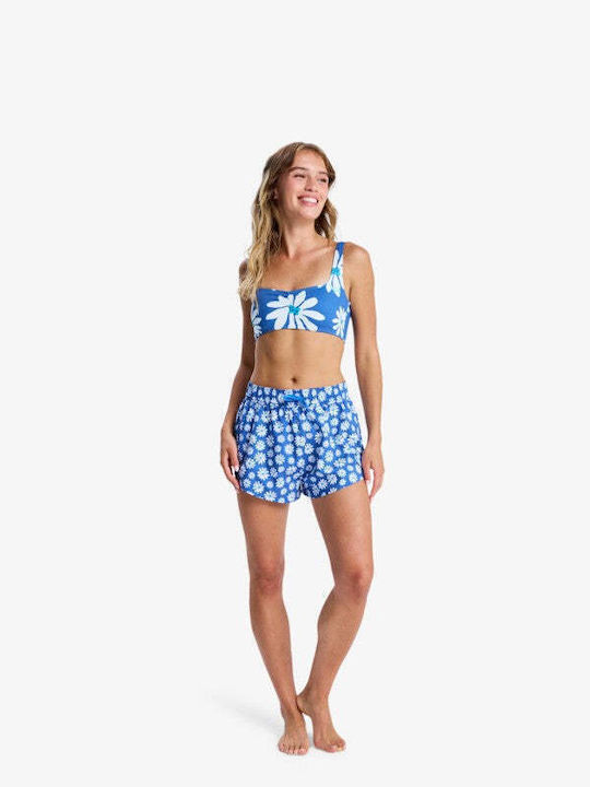 No Bad Waves Bikini Shorts Μπλε