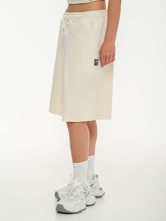 BodyTalk Women's Activewear Beige Bermudas