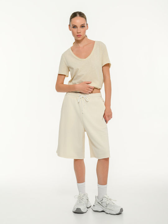 Women's Activewear Bermudas Beige