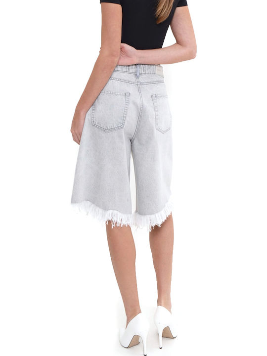 Sac & Co Bermudă Denim Gri Pentru Femei