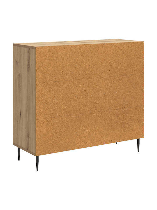 Wooden Sideboard Brown 89x34.5x80cm