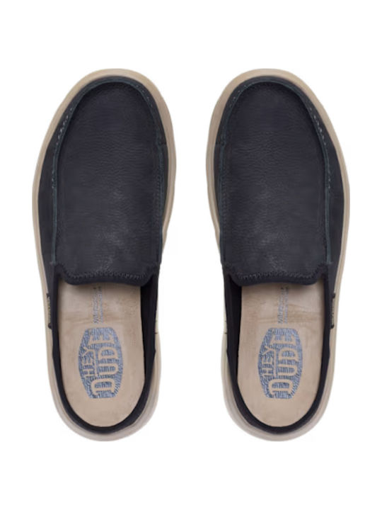 Hey Dude Women's Leather Clogs Black
