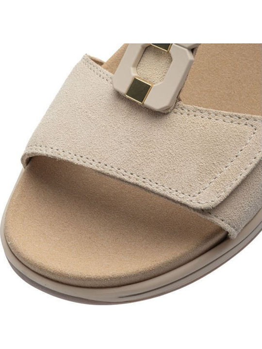 Damen Anatomisch Beige Sandalen