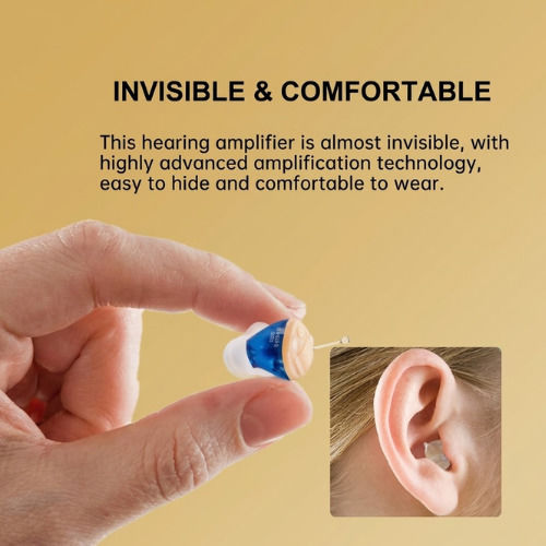Digital CIC Hearing Aid for Right Ear J25-LR