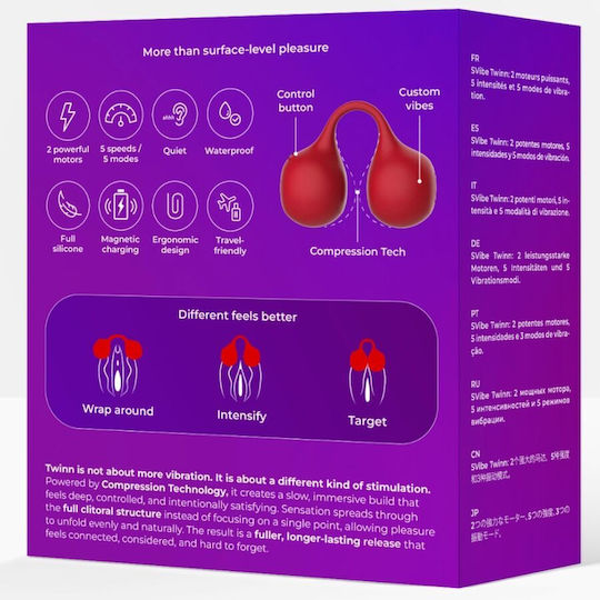 Snail Vibe Δονητής Δακτύλου με Απομακρυσμένο Έλεγχο Flesh