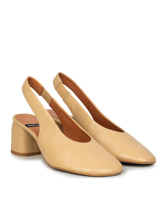 Angel Alarcon Heels Beige