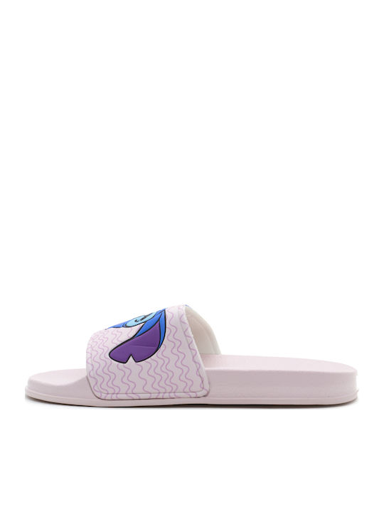 Kids' Flip Flops Pink Stitch