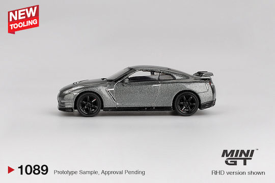 Nissan Gt-r R35 Ediție Crs Gri Metalizat Închis 2013 Scara 1:64 Mini Gt Mgt01089-r