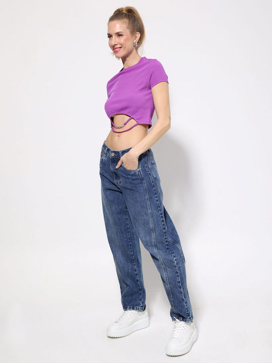 High Rise Women's Jean Pants in Slim Fit