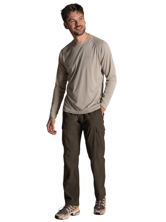 Craghoppers Men's Long Hiking Trousers Brown
