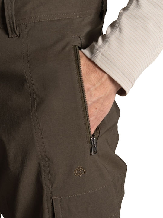 Craghoppers Men's Long Hiking Trousers Brown