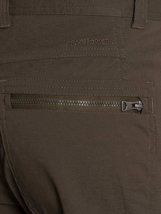Craghoppers Men's Long Hiking Trousers Brown