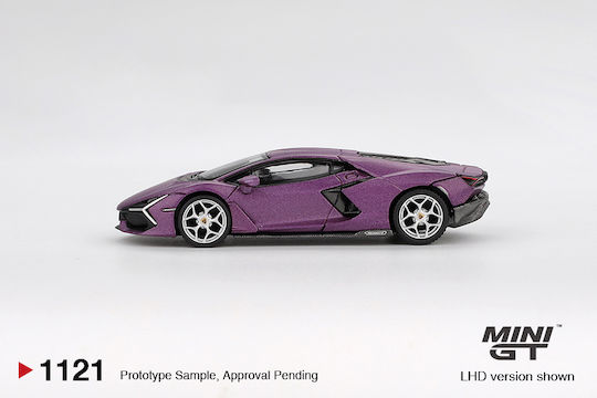 Lamborghini Revuelto Viola 30th Matte 2024 Car Model 1:64 Mini GT MGT01121-L