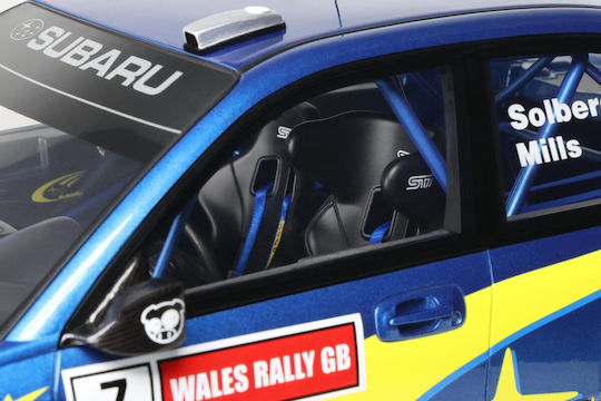 Model Mașină Machetă Subaru Impreza S9 Wrc Albastru P Solberg Raliul Țării Galilor 2003 1.12 Otto Models G092