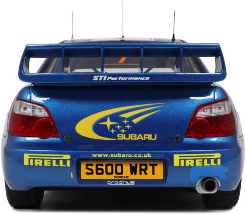 Model Mașină Machetă Subaru Impreza S9 Wrc Albastru P Solberg Raliul Țării Galilor 2003 1.12 Otto Models G092
