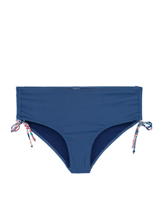 Plus Size Women's Swimsuit Bikini Underwire Flexfit Cups Blue Raf