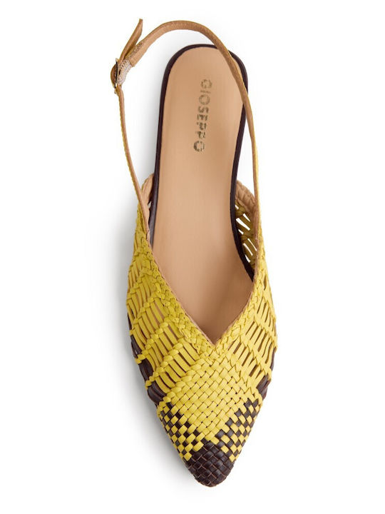 Women's Ballerina Shoes Slingback In Blonde Colour