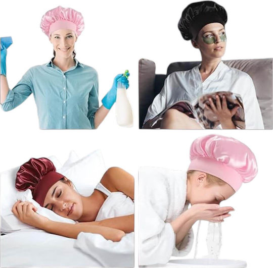 Satin Hair Bonnet Elastic Band