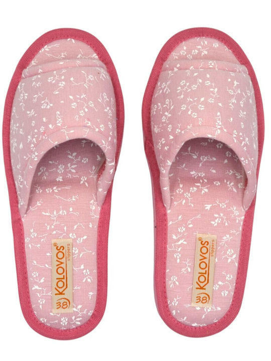 Winter Women's Slippers Sliders Pink