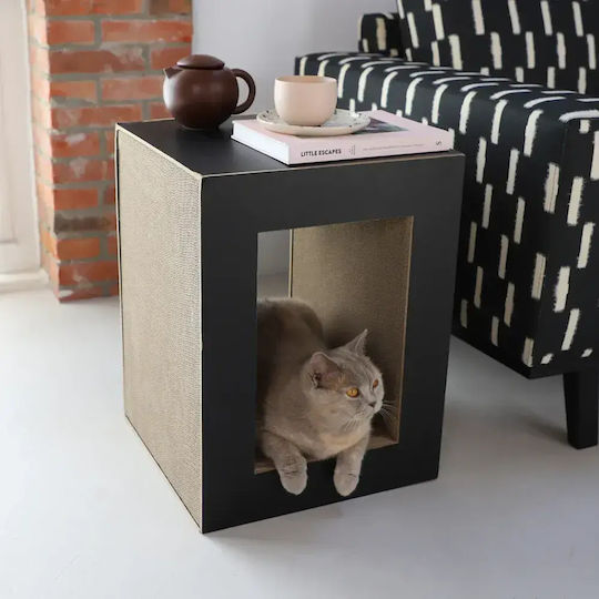 2in1 Cat House Hoopo Black