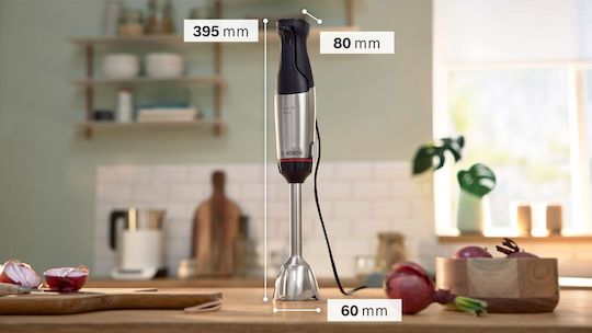 Bosch Ръчен Блендер с Неръждаема Пръчка 1000W Сребрист