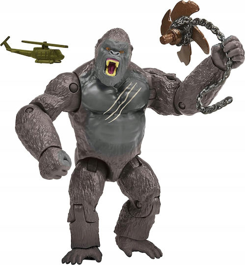 Godzilla X King Kong – Figurină Kong 15 Cm Skull Island + Accesorii