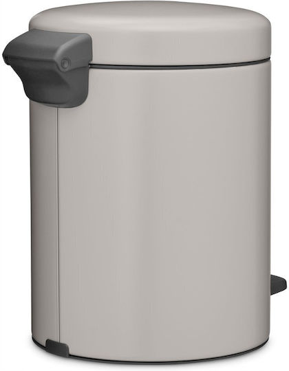 Brabantia Newicon Πλαστικό Καλαθάκι Μπάνιου 5lt Γκρι