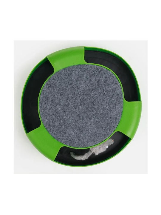Tabletop Cat Toy Moving Mouse & Catnip Ø25x6.5cm Interactive Cat Toy