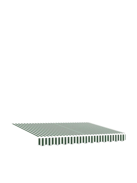 vidaXL Terrace Tent with LEDs Green 3x2.5m