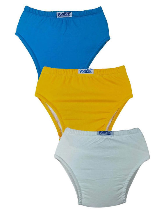 Poopes Poopes Kids Underwear Set Multicolour Potty Training Pants 3 Pieces