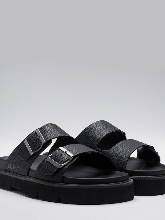 Hallan Men's Sandals in Black Colour