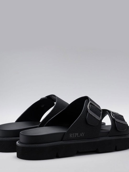 Hallan Men's Sandals in Black Colour