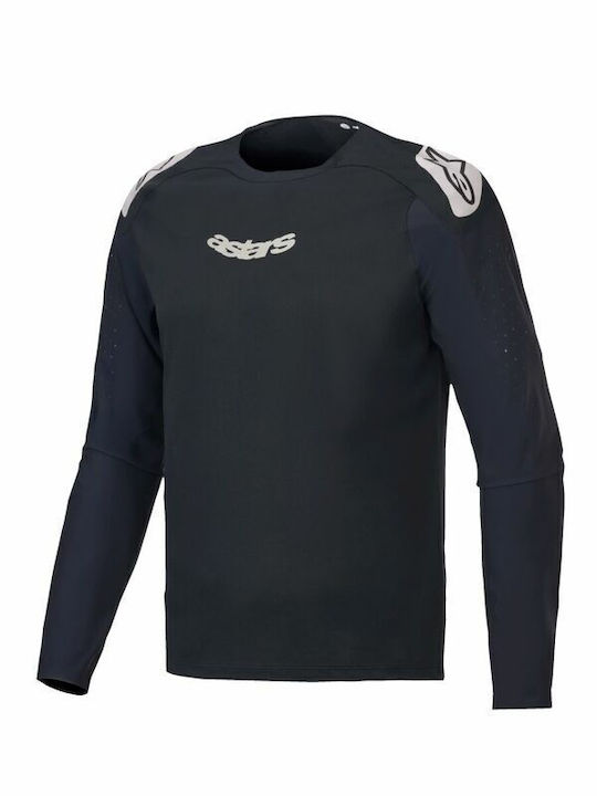 Alpinestars Tricou De Ciclism Pentru Bărbați Cu Mâneci Lungi Mountain Bike Negru