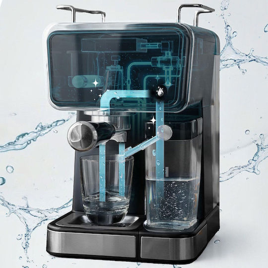 Berdsen Automatische Eingebaute Espressomaschine 1350W Druck 20bar Für Cappuccino Schwarze BD-773