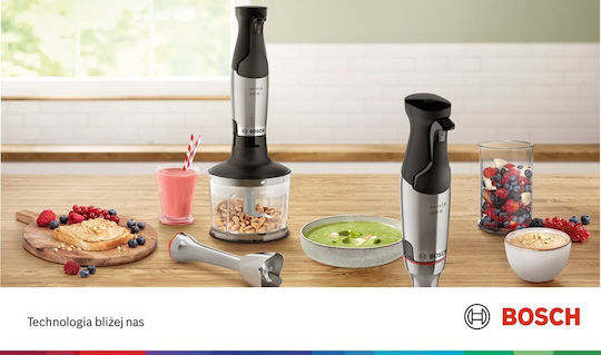 Bosch Hand Blender with Plastic Rod 1200W Gray