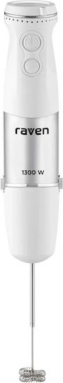Raven Handmixer mit Inox-Stab 1300W Grau