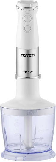 Raven Handmixer mit Inox-Stab 1300W Grau