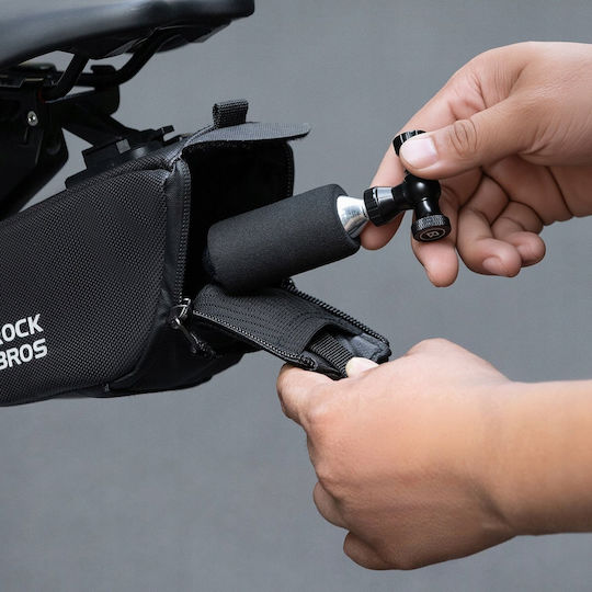 Rockbros Co₂ Pump Rockbros Aluminum Alloy Valve Head Without Cartridge Compatible Presta Schrader Black