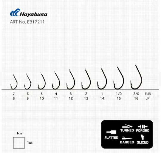 Αγκίστρια Hayabusa Mrs-172n – Νίκελ Δολώματα 20τμχ #10