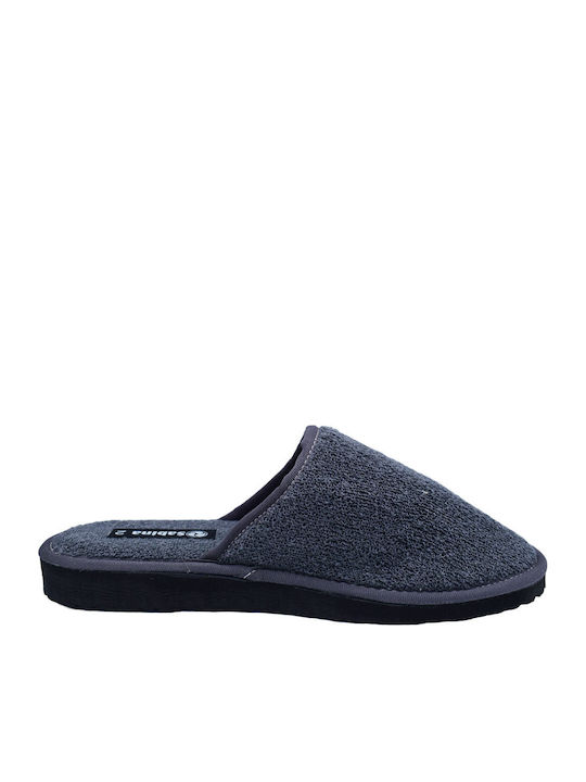 Terry Men's Slippers Gray 49461 SAPOLO Gray Terry