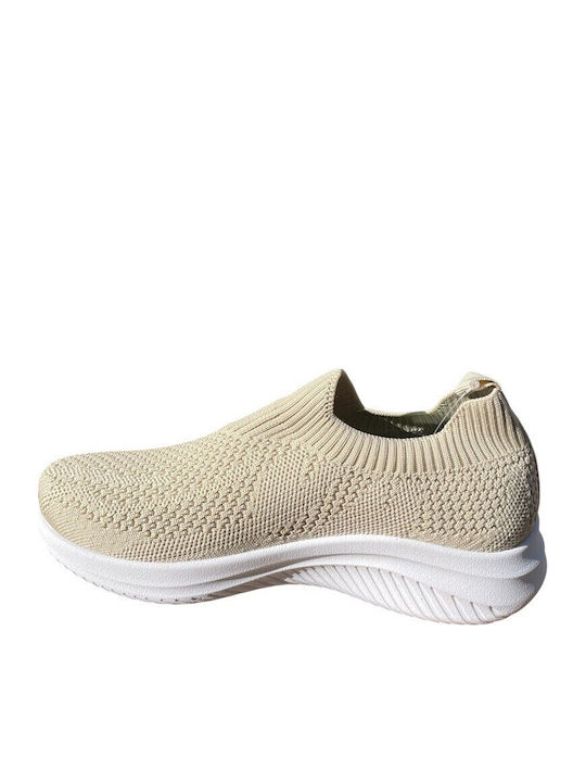 Γυναικεία Slip-On Μπεζ