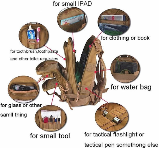Militärrucksack Grün 40lt
