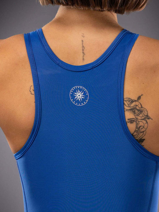 Venum Venum Frauen Kampfsportshirt Kurze Ärmel Blau