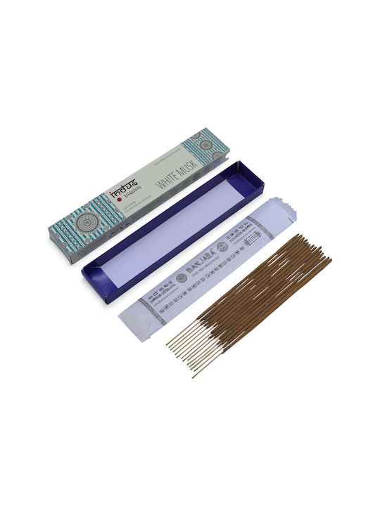 Raumdüfte Sticks Indus Treasures Hochwertiges Diskretes Parfüm Dauerhaft Weißer Moschus White Musk – 15g