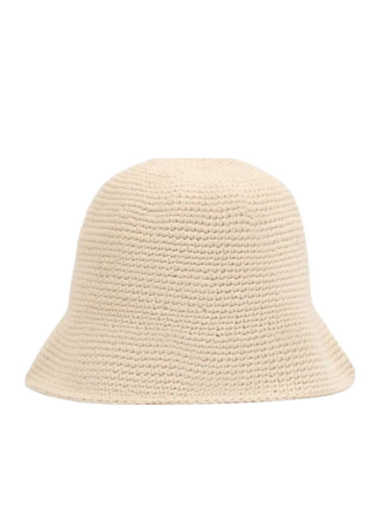Tommy Hilfiger Γυναικείο Πλεκτό Καπέλο Bucket Μπεζ