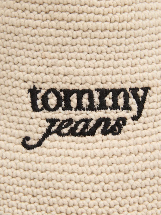 Tommy Hilfiger Γυναικείο Πλεκτό Καπέλο Bucket Μπεζ