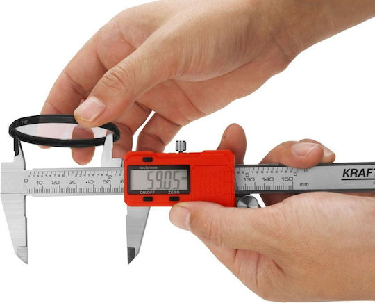 Digital Caliper Kraft&dele Kd10070 150 Mm Battery